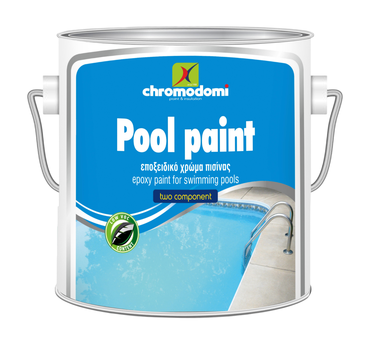 აუზის საღებავი, 2 კომპონენტიანი POOL PAINT 4KG (3,125 LT) — ზეთის საღებავი